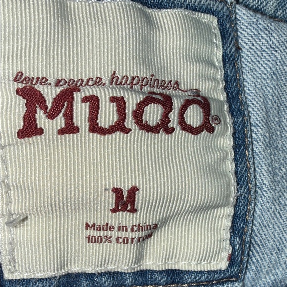 Mudd Distressed Light Blue Jean Jacket - Picture 5 of 6